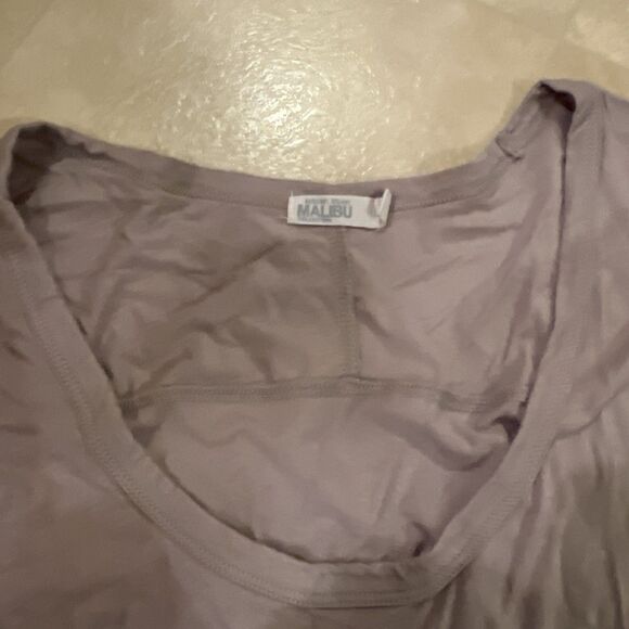 2XL  Barefoot Dreams Malibu Collection Cotton Scoop Neck Tunic Beach Rock - Picture 4 of 6